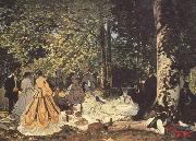Claude Monet Dejeuner sur l'herbe(study) (nn02) Spain oil painting reproduction